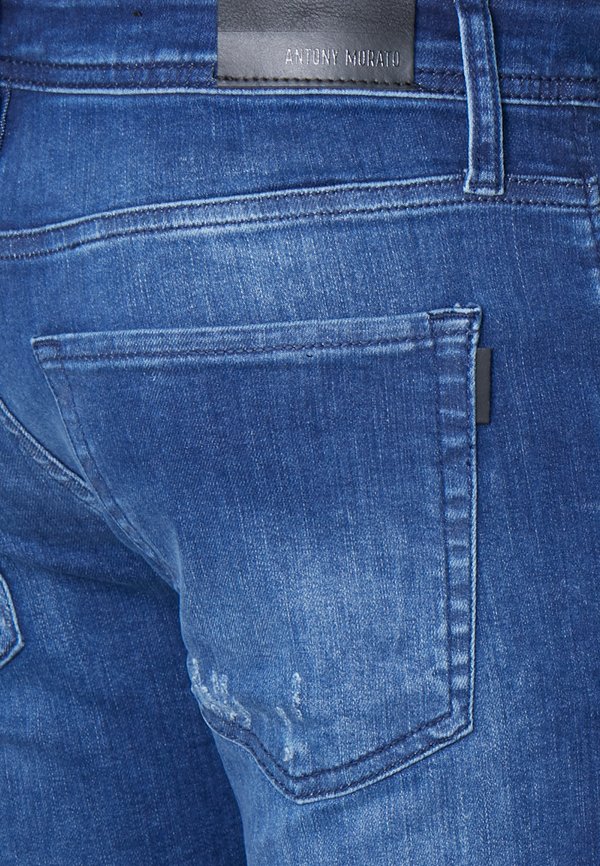 OZZY POWER STRETCH TAPERED - Slim fit jeans - blu denim3