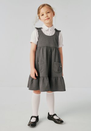Clarks, SCHOOL BOW PINAFORE REGULAR FIT - Hverdagskjole - grey