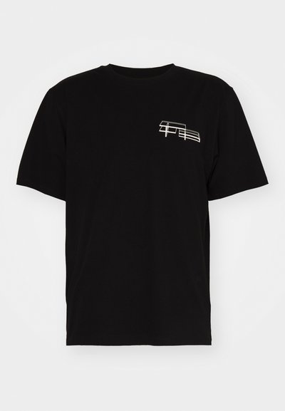 Filling Pieces HANDSHAKE - Print T-shirt - black