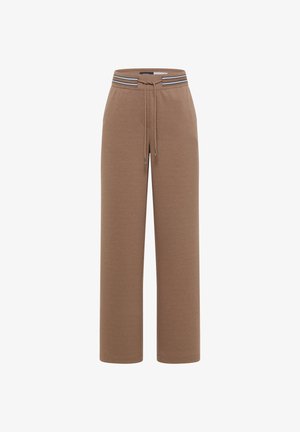 Cecil, HIGH WAIST STRAIGHT LEG HOSE MIT DESSIN - Pantalon classique - creamy mocha melange