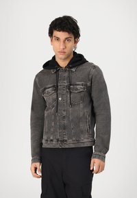 Tommy Jeans - HOODED RYAN - Jeansjacke - denim black Thumbnail-Bild 1