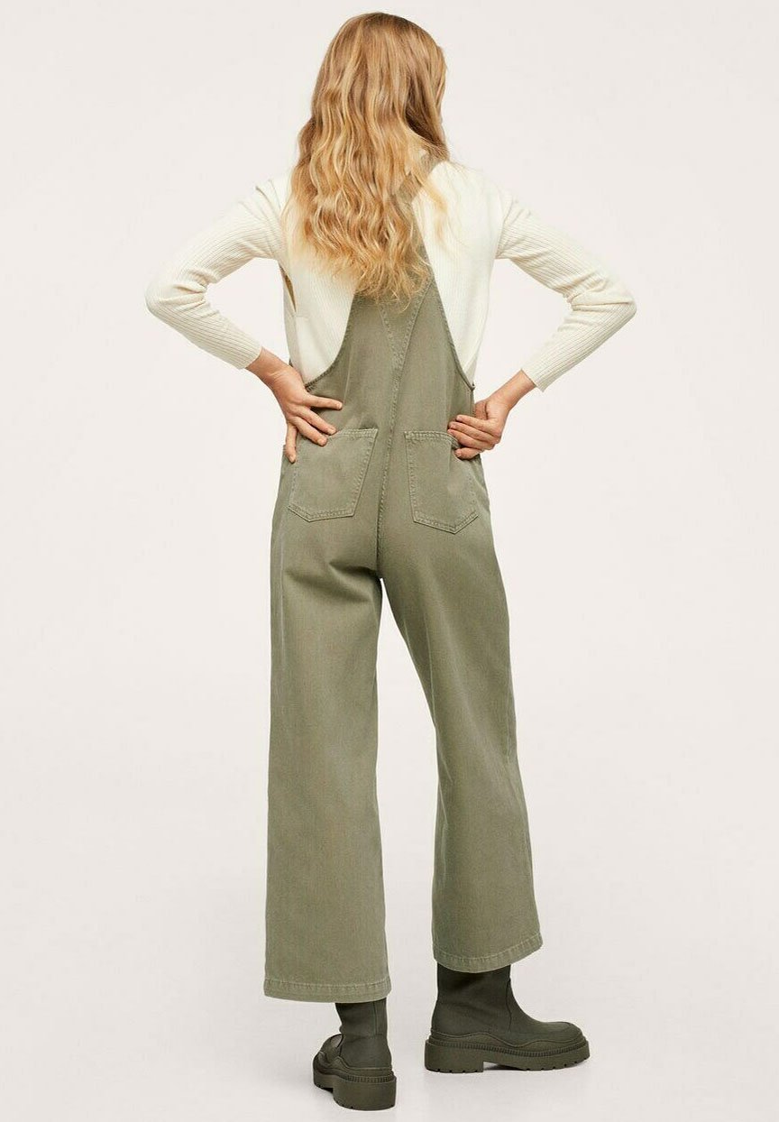 Mango Dungarees - khaki - Zalando.de