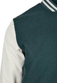 Urban Classics OLDSCHOOL COLLEGE - Bombera - bottlegreen white
