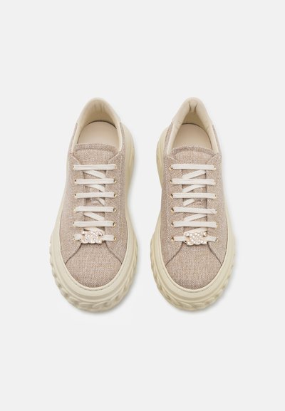 Casadei OFFROAD FLOREN - Baskets basses - gold/milk