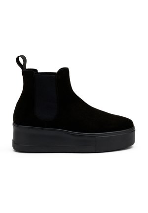 Botines con plataforma - black