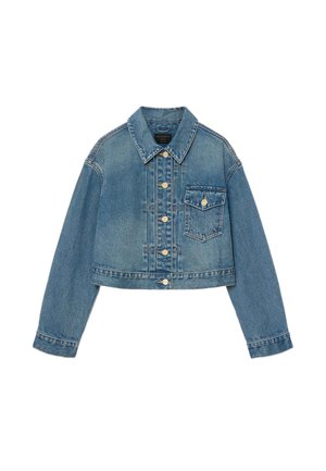 AllSaints, BLINK CROPPED JACKET - Cowboyjakker - tinted indigo