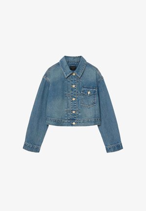 AllSaints, BLINK CROPPED JACKET - Cowboyjakker - tinted indigo
