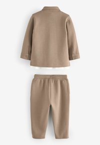 Next SET 3 PIECE  REGULAR FIT  - Verryttelyhousut - tan brown