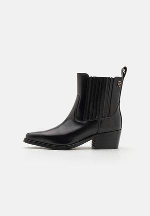 Tommy Hilfiger BOOT - Kovboju/motociklistu tipa puszābaki - black