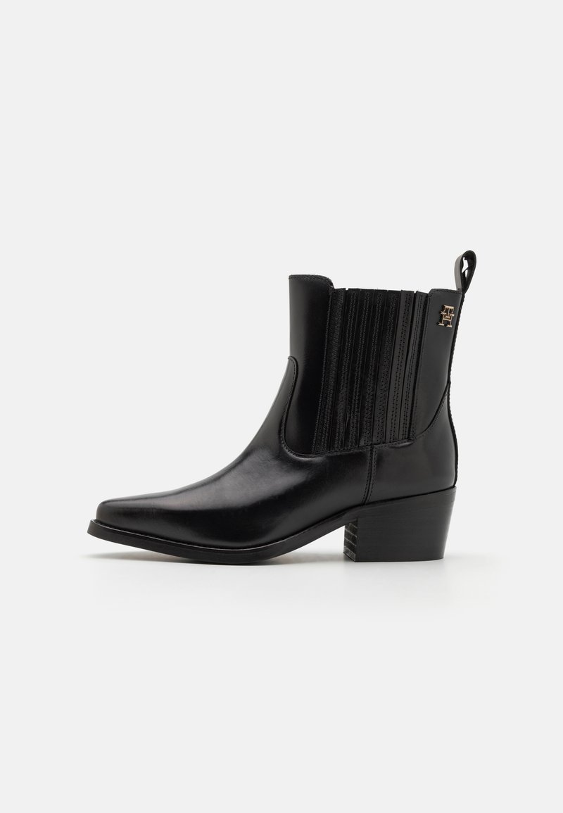 Tommy Hilfiger BOOT - Kovbojské/motorkářské kotníkové boty - black