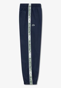 Lacoste GRID TAPED HOODED SET - Treniņtērps - marine