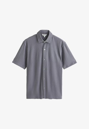 Next, REGULAR FIT - TEXTURED JERSEY SHORT SLEEVE SHIRT . - Shirt - grey