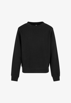 OVERSIZED LIGHT CREWNECK - Športni pulover - black