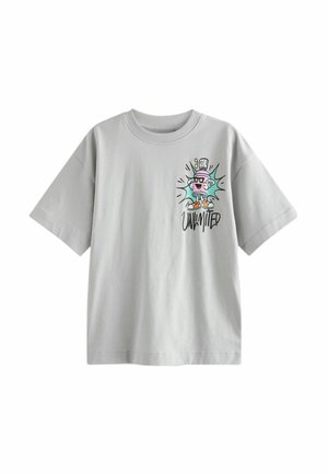 SHORT SLEEVE GRAPHIC STANDARD - T-shirts print - grey graffiti back print