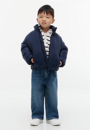 Tommy Hilfiger, LU PACKABLE PUFFER JACKET UNISEX - Kardigán - dark blue