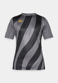 Majica kratkih rukava s printom - grey charcoal/black