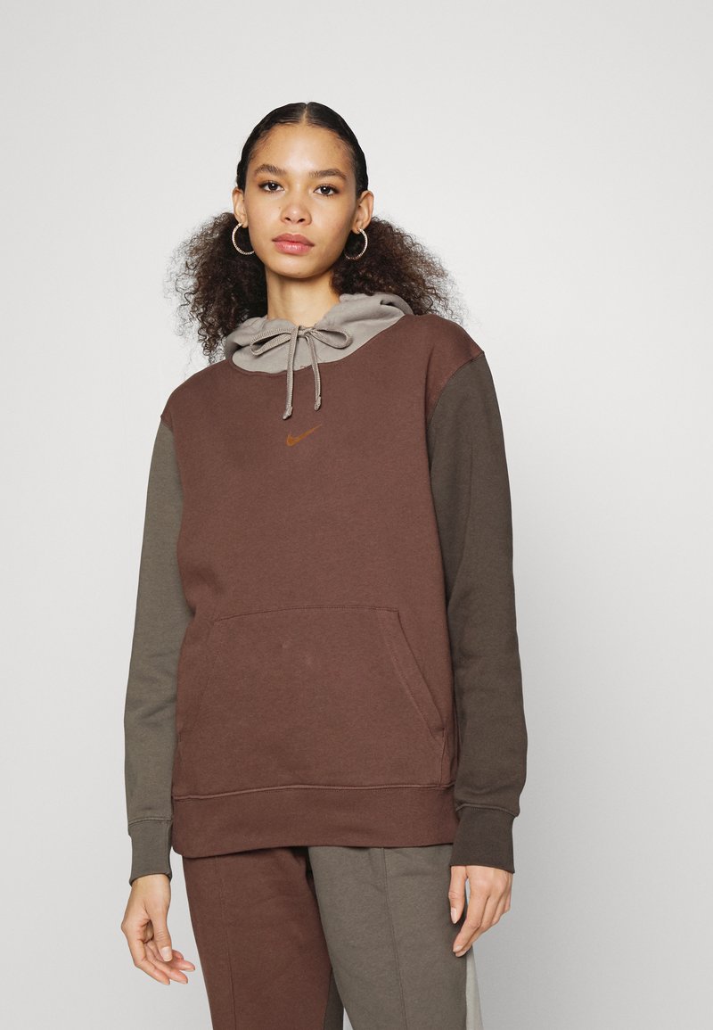 Chocolate brown nike hoodie Clearance