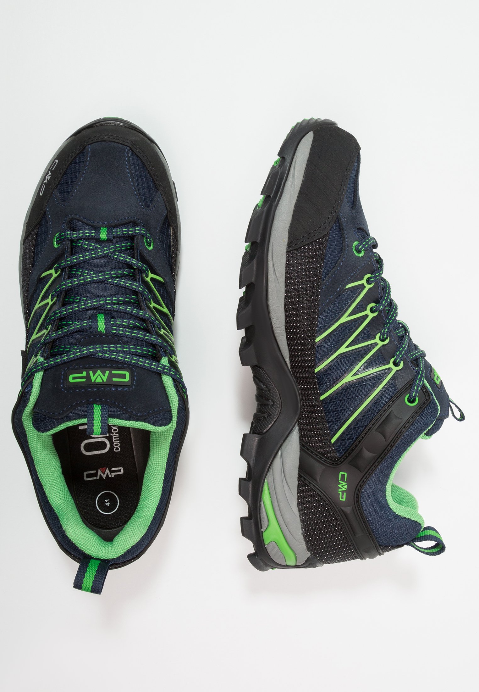CMP RIGEL LOW TREKKING SHOES WP - Zapatillas de senderismo - blue/azul -  Zalando.es
