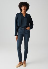 OPUS MID RISE ANKLE - Jeans Skinny Fit - deep blue black