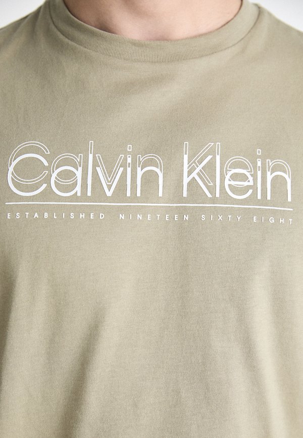 DOUBLE LOGO - Print T-shirt - tree house3