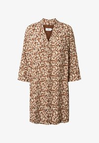 Izbrano, print brown creme