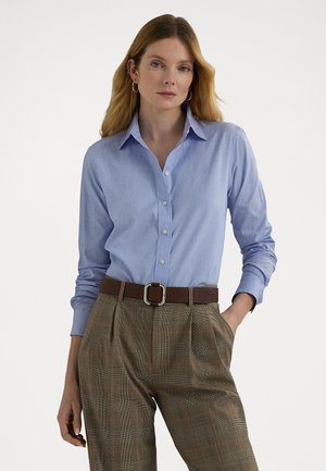 CLASSIC FIT COTTON SHIRT - Button-down blouse - classic medium blue