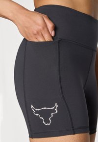 Under Armour MIDDIE SHORT - Tights - black/anthracite