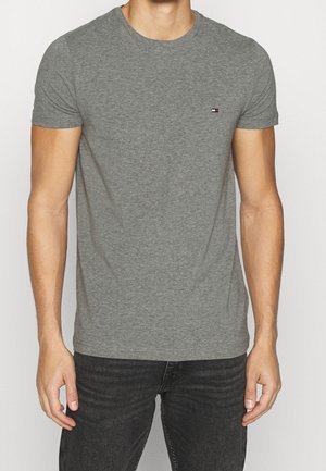 T-Shirt basic - mottled dark grey