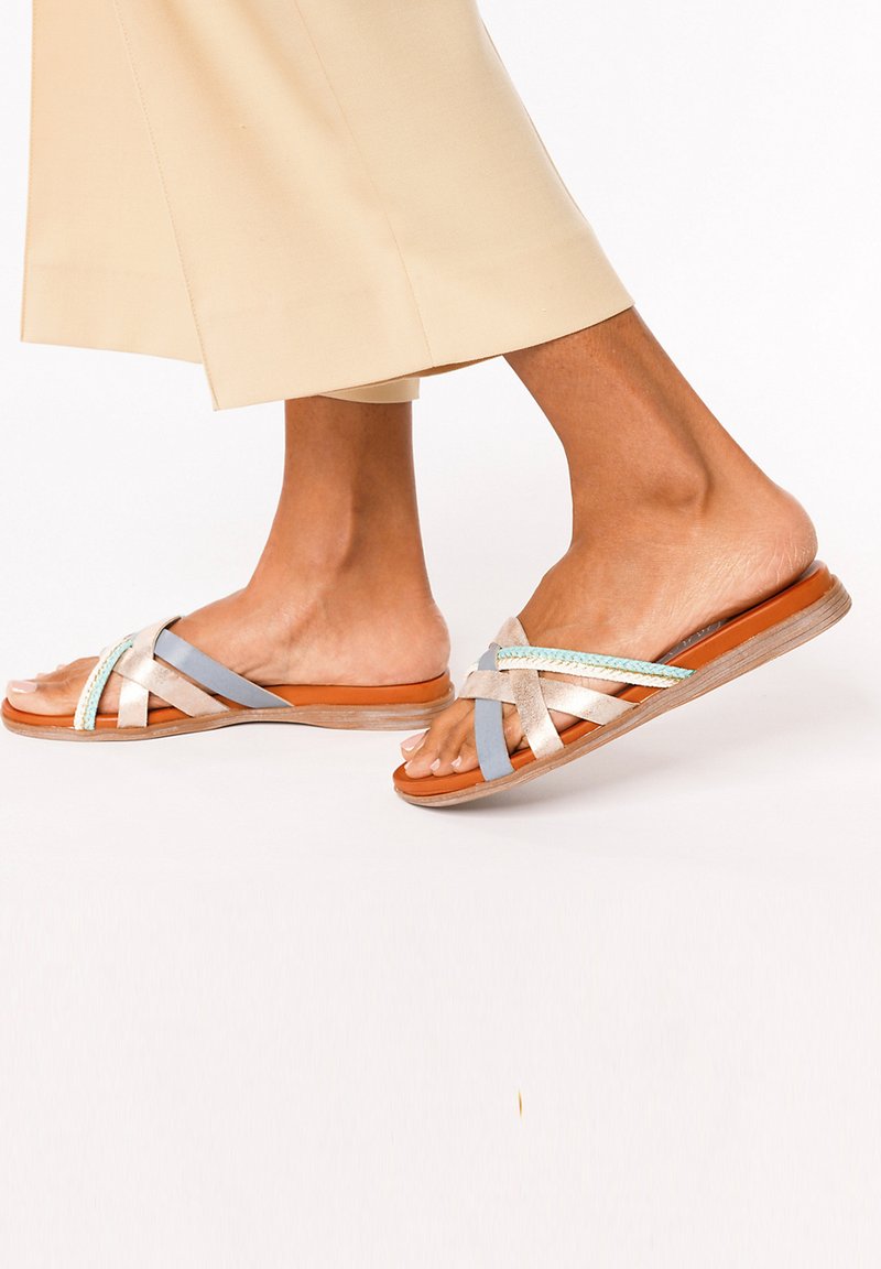 Mules MUSTANG Pour Femme - Modèle 1461-713, Semelle Confortable, Style Décontracté Tendance