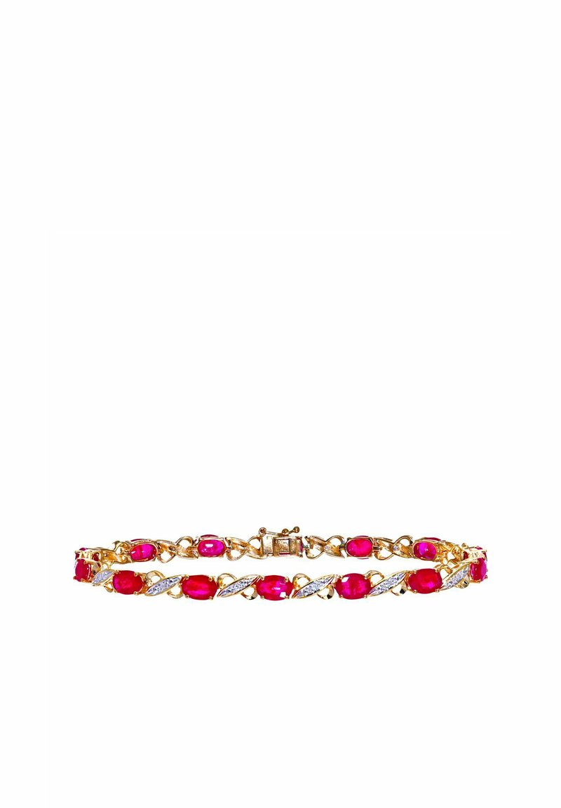 DIAMANT L'ÉTERNEL DIAMOND AND RUBY - Bracciale - yellow gold