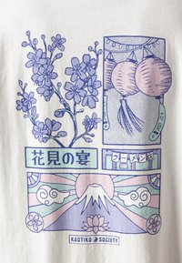 Kaotiko WASHED TOKYO UNISEX - T-shirts med print - cement
