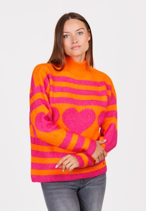 Key Largo Strickpullover - orange