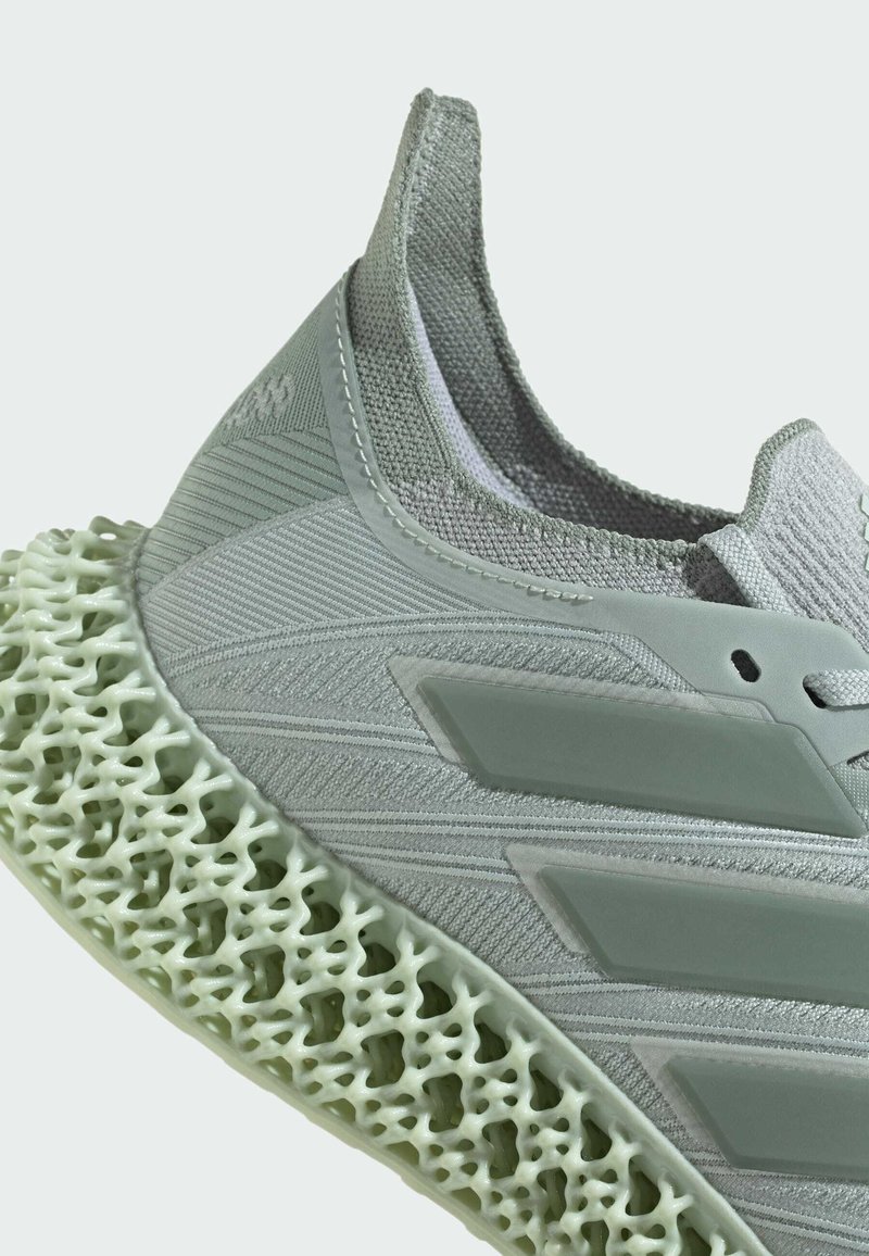 adidas Performance 4DFWD 4 - Road running shoes - silver silver green orbit  grey/grey - Zalando