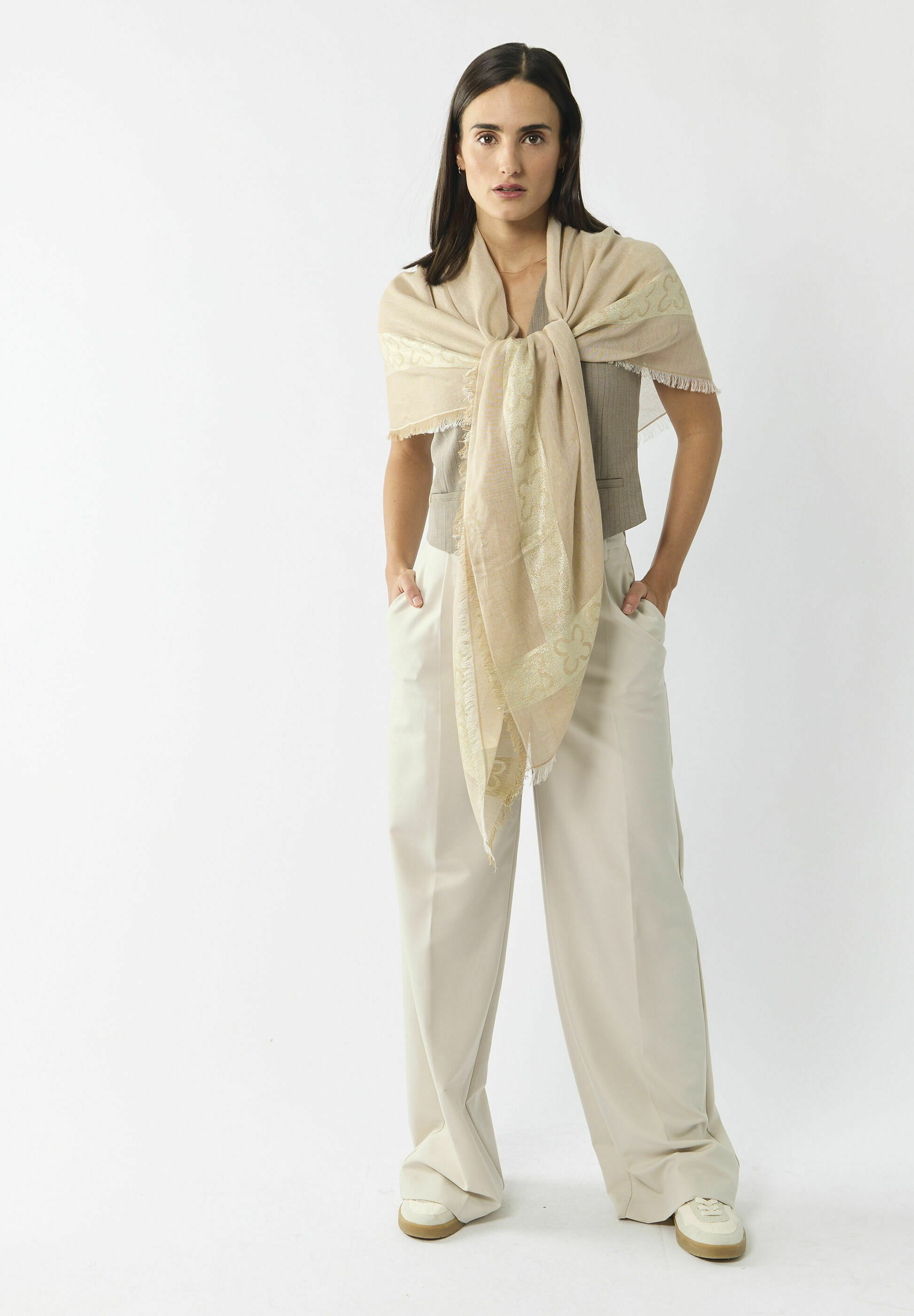 Foulard Vintage Codello Soie 100% 85x86 Cm - Multicouleur - Occasion
