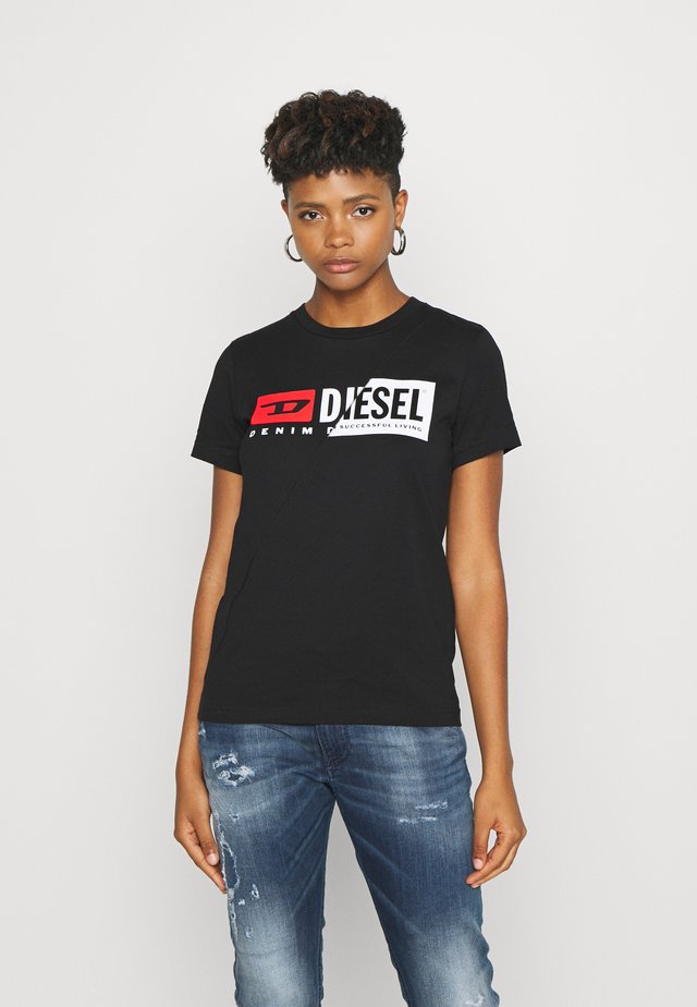 SILY CUTY - T-shirt con stampa - black