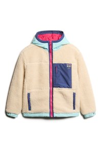 Superdry & Co VINTAGE HOODED - Veste polaire - vintage ecru