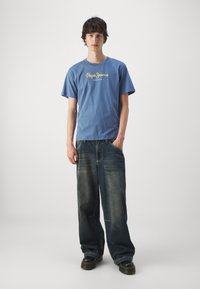 Pepe Jeans EGGO - Marškinėliai su spaudiniu - sea blue