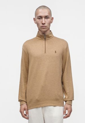 Polo Ralph Lauren LONG SLEEVE - Φούτερ - warm brown heather