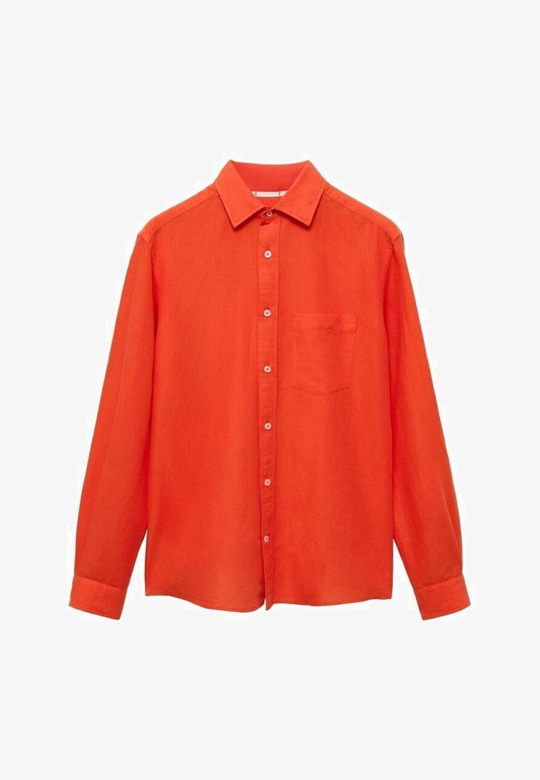 Chemise De Pêche Simms Homme - Plaid Orange, Manches Longues Chemise De Pêche Simms Homme - Plaid Orange, Manches Longues