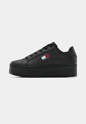 Tommy Jeans FLATFORM - Trainers - black