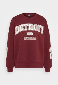 ONLVICTORY O NECK - Sweatshirt - cabernet