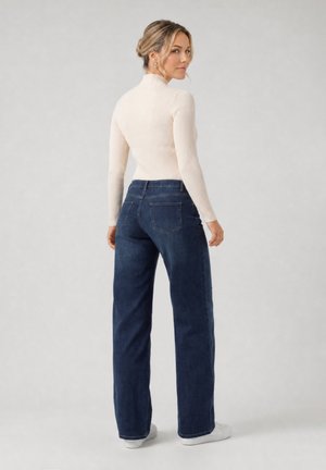 Anna Field MAMA by Zalando FLARED - Wide Leg - dark blue