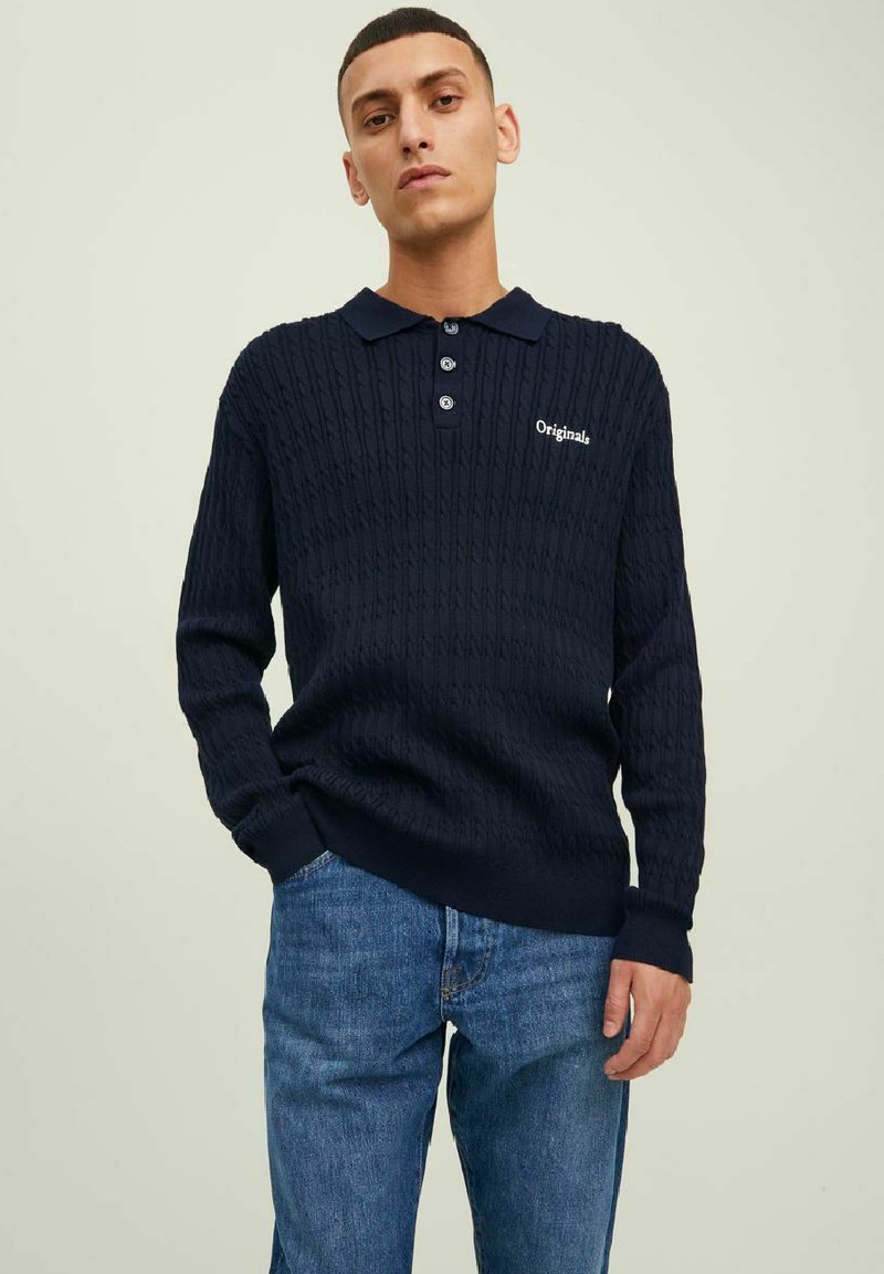 Jack & Jones JORPARK Jersey de punto navy blazer/azul marino
