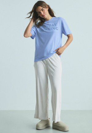 Next SHORT SLEEVE SET - Nattøj sæt - blue stripe