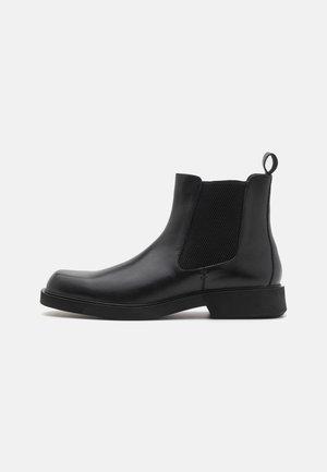 LEATHER - Bottines - black
