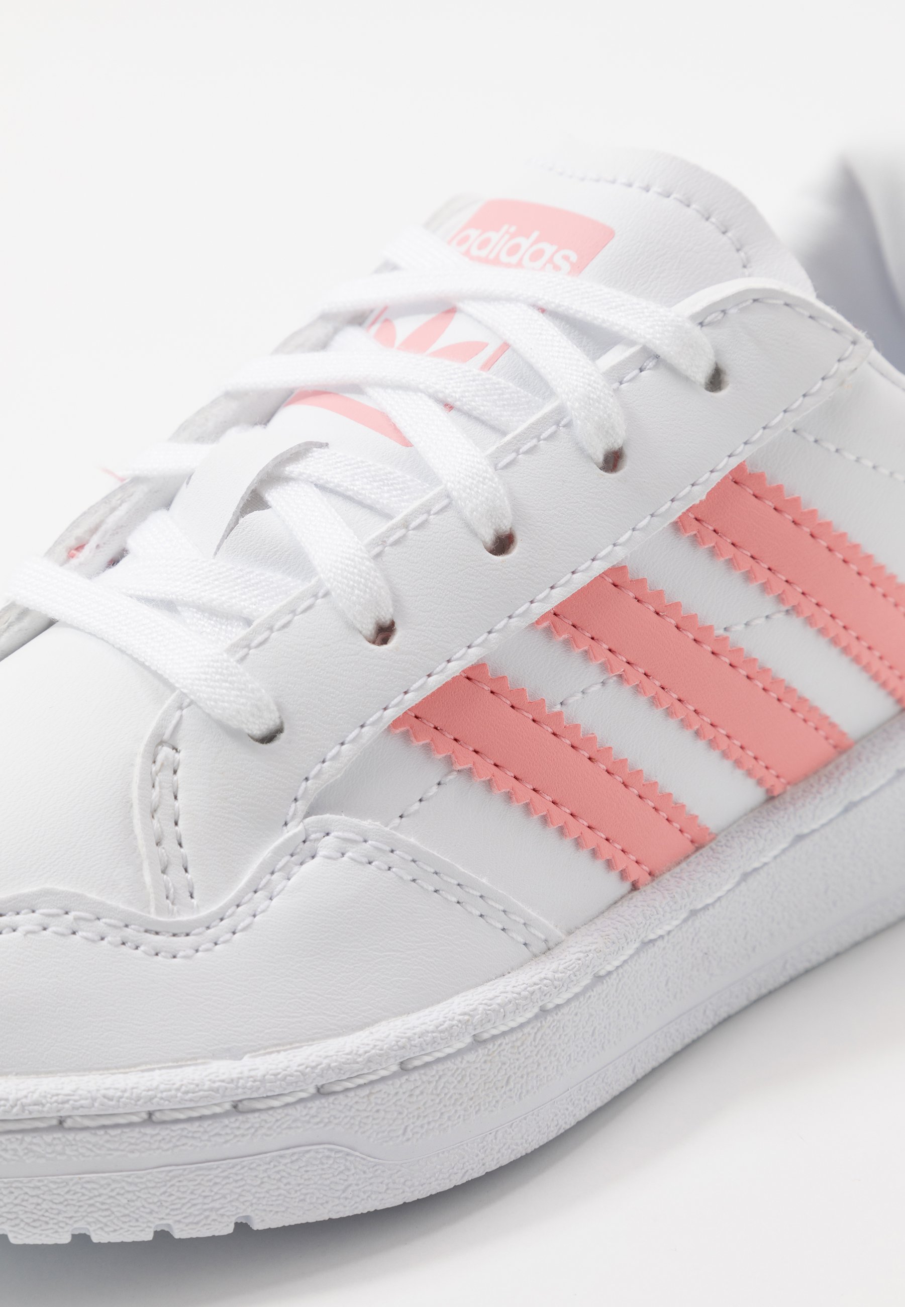 adidas Originals TEAM COURT - Sneakers basse - footwear white/glow  pink/core black/bianco - Zalando.it
