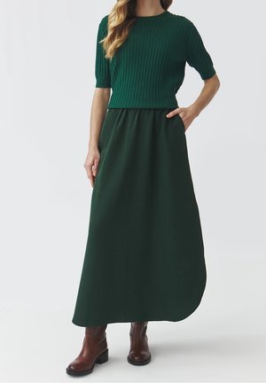 Jupe longue - dark green