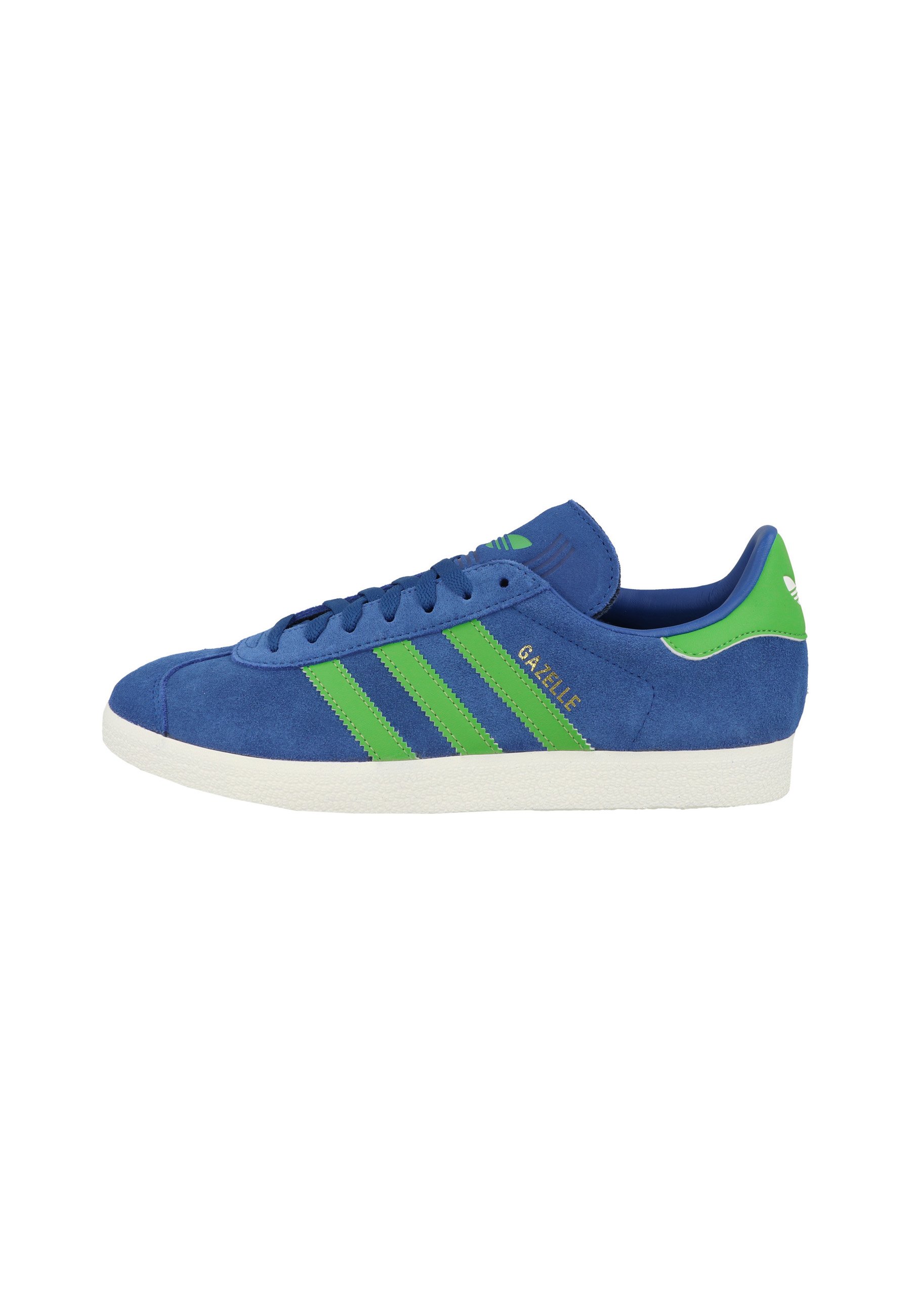 adidas Originals GAZELLE - Trainers - royal blue energy green core white  jh/blue - Zalando.ie