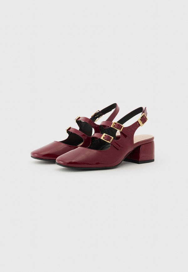 Classic heels - burgundy4