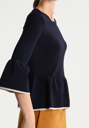 Stickad tröja - dark blue